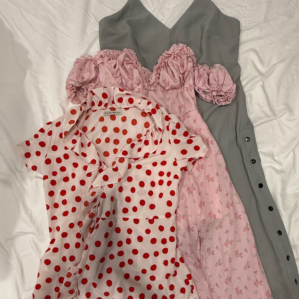 Spring/Summer Combo - 2 Dresses & a Jumpsuit - Size 4/6